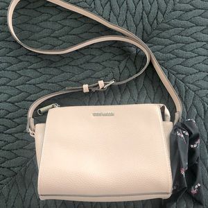 Steve Madden faux leather crossbody with scarf